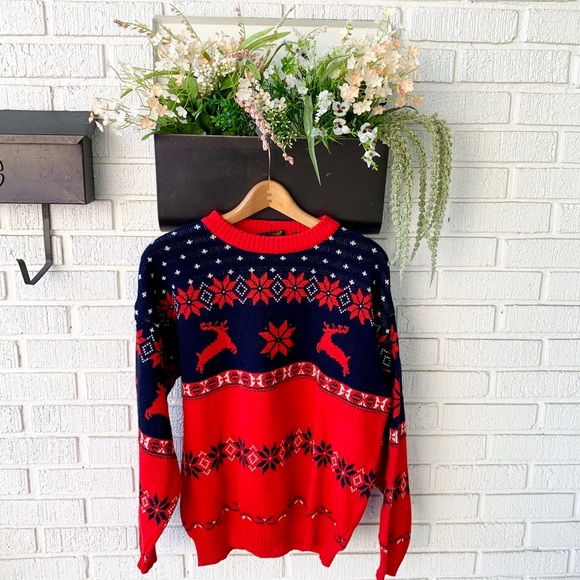 David Gregg Other - HP David Gregg Ugly Christmas Sweater Reindeer